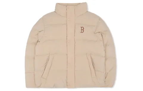 MLB New York Yankees Down Jacket Unisex Beige Yellow