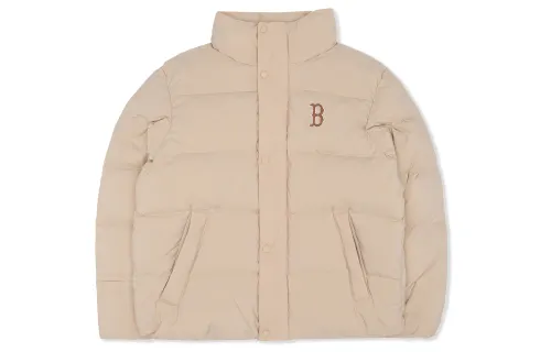 MLB New York Yankees Down Jacket Unisex Beige Yellow
