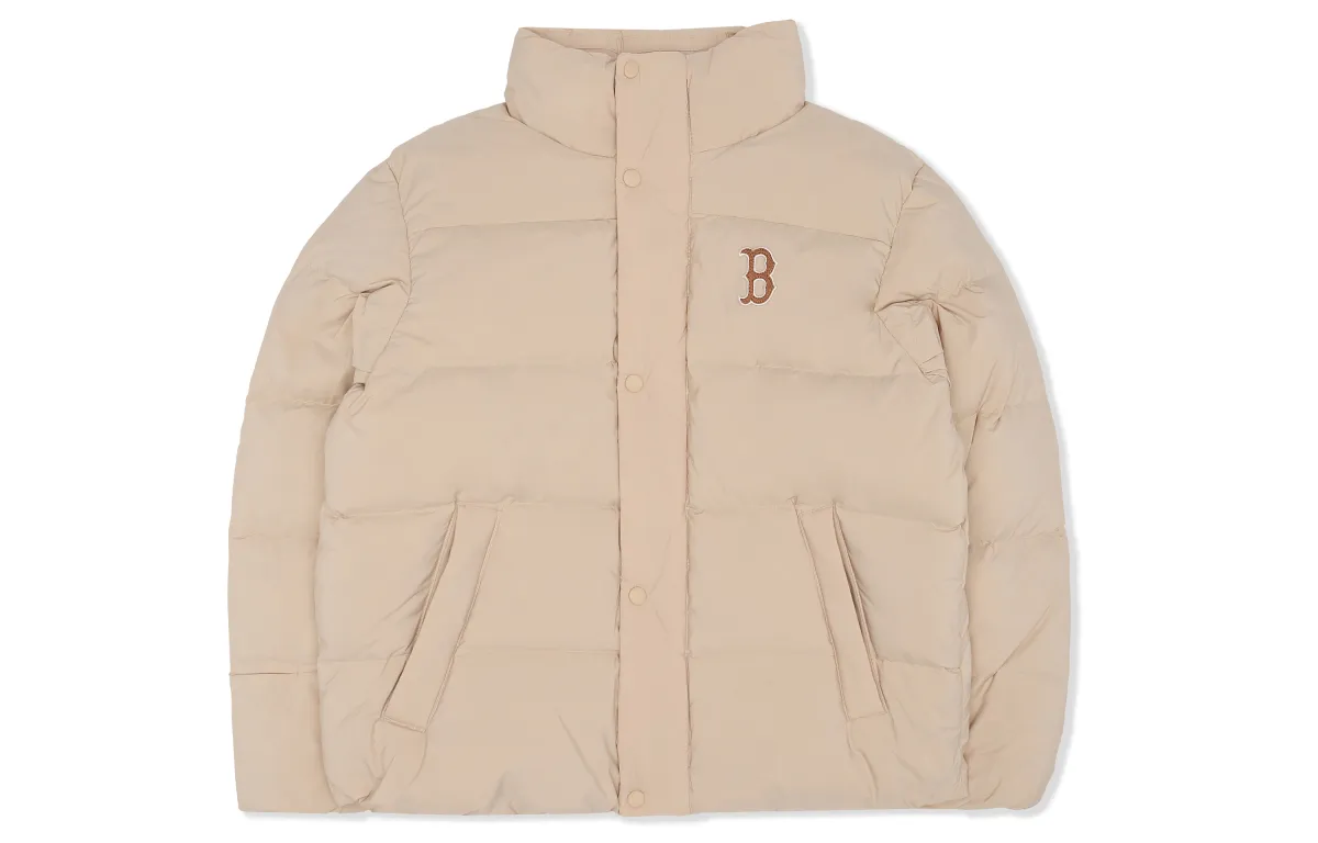 MLB New York Yankees Down Jacket Unisex Beige Yellow