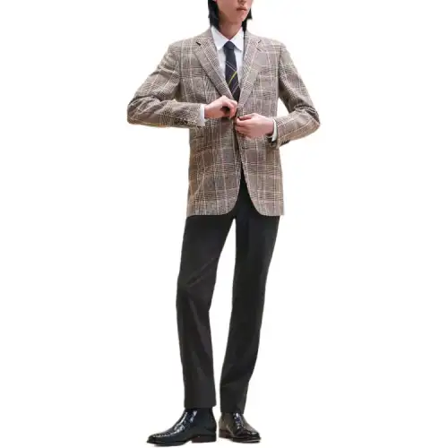 HERMES FW24 Business Suit Coat Men's Citrus