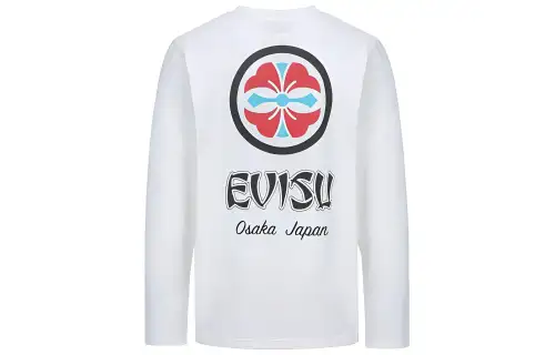 EVISU FW21 Jiahua logo letter logo printed round neck T-shirt for men