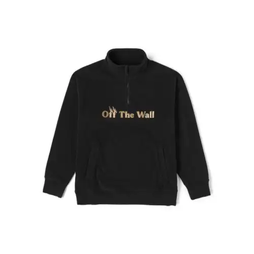 Vans DRAGON PACK Sweatshirts Unisex Black Stand Collar Moderate Regular