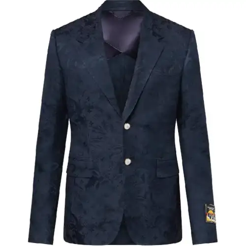 LOUIS VUITTON FW24 Business Suit Coat Men's Marine Blue