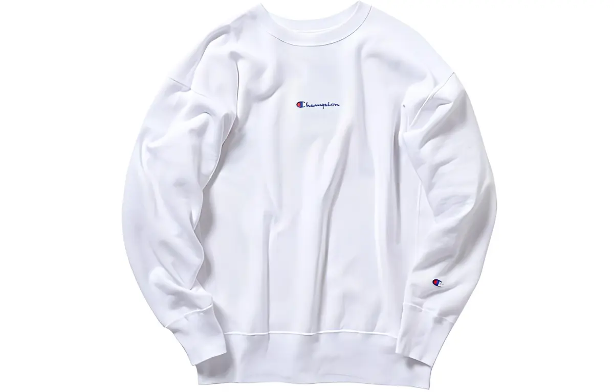 Champion Sweatshirt Japan Version Unisex White
