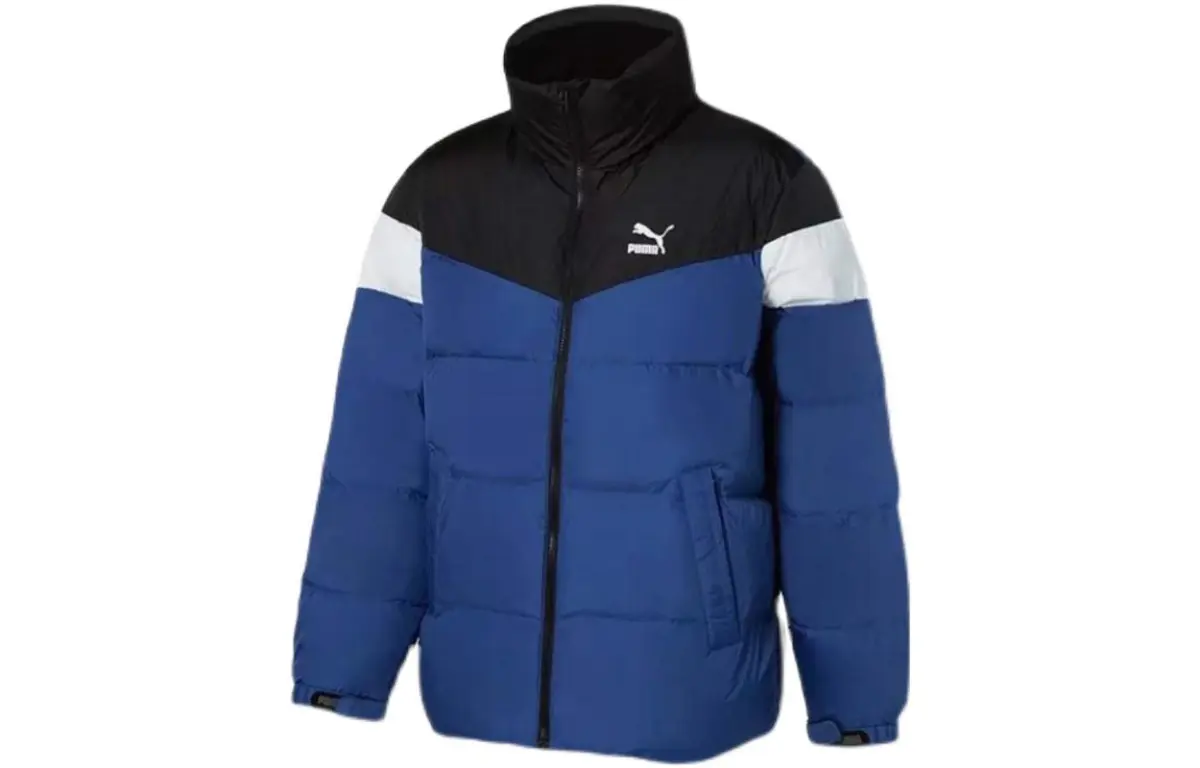 PUMA ESSENTIALS Down Jacket Unisex Black And Blue