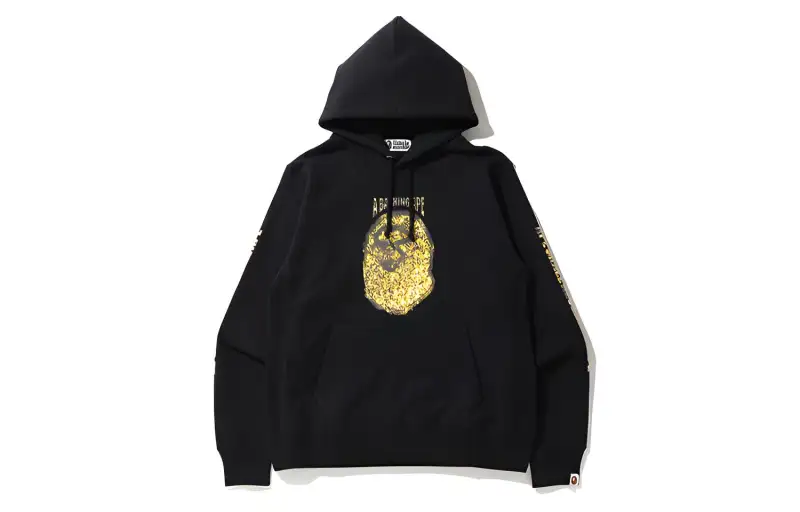 A BATHING APE Jewelry Motif Wide Pullover Hoodie