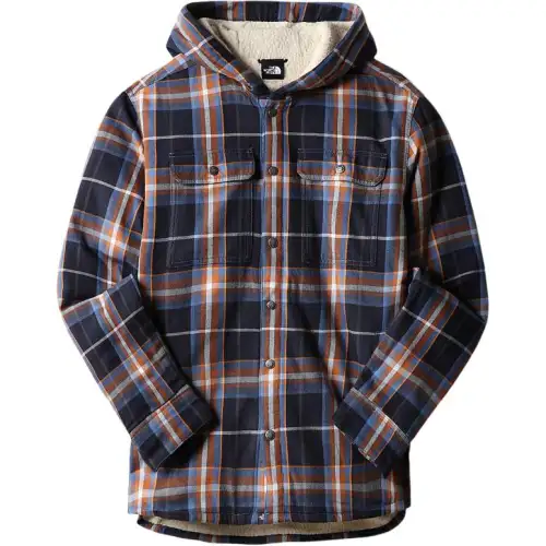 THE NORTH FACE Hooded Campshire Shirt Federal Blue Jackets & Coats Men's Federal Blue