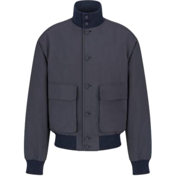 DIOR Homme Buttoned High Neck Jacket