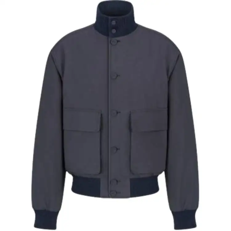 DIOR Homme Buttoned High Neck Jacket