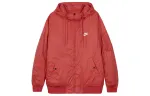 Nike Puffer Jackets Men's Red Hooded Moderate Reversible