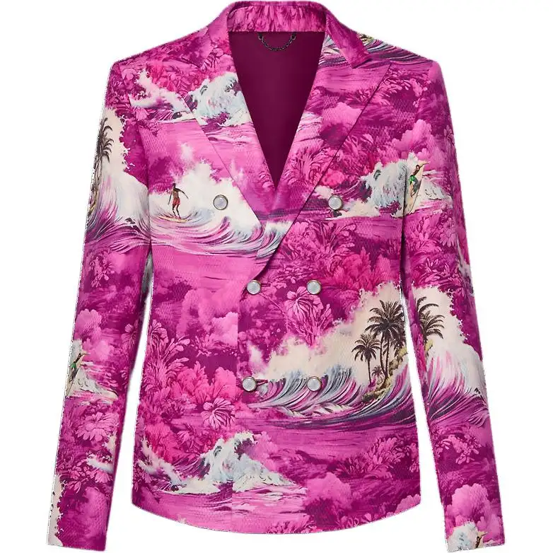 LOUIS VUITTON SS24 Business Suit Coat Men's Pink