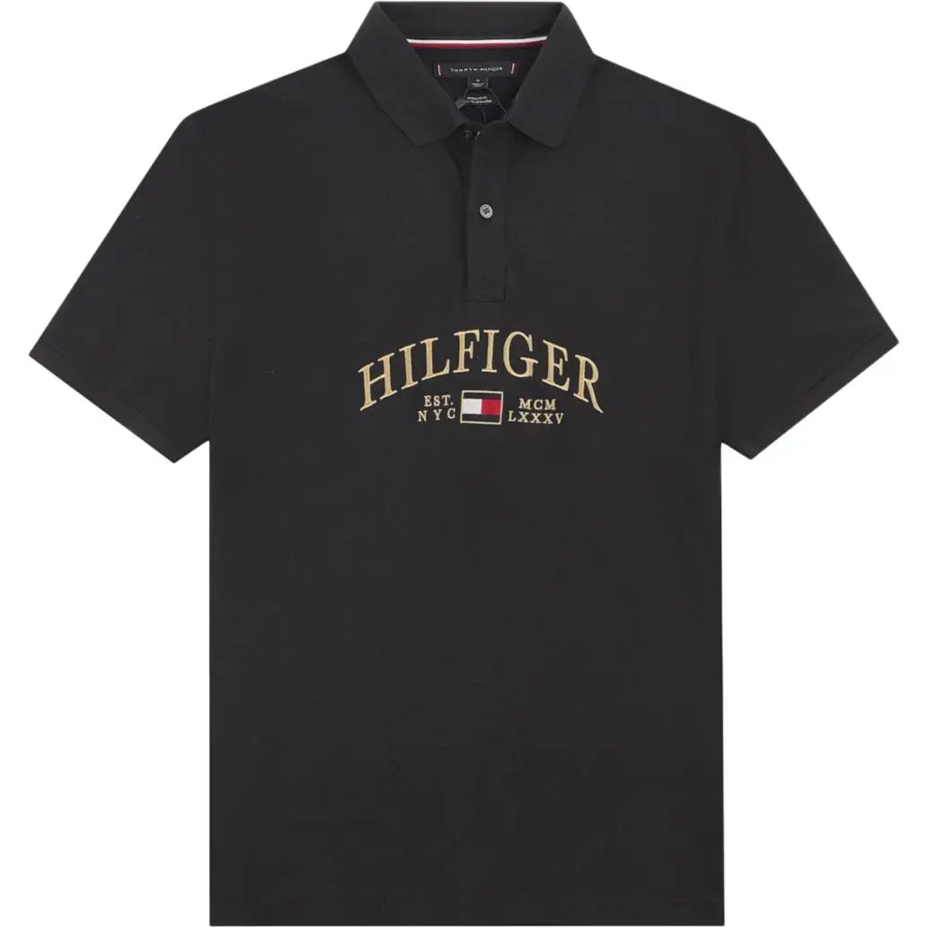 Tommy Hilfiger Polo Shirt Men's Black