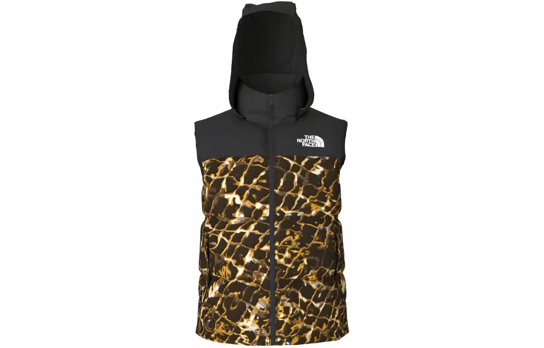 THE NORTH FACE 1996 Collection Down Vest Unisex Gold Scale & Black