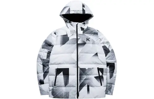 Anta Basketball Collection Down Jacket Men's White