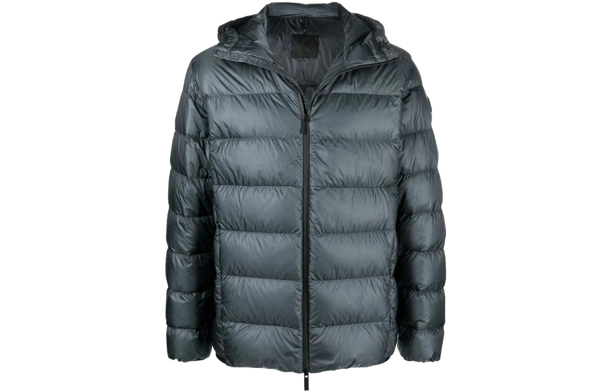 Мужской пуховик Moncler SS22 (серый)