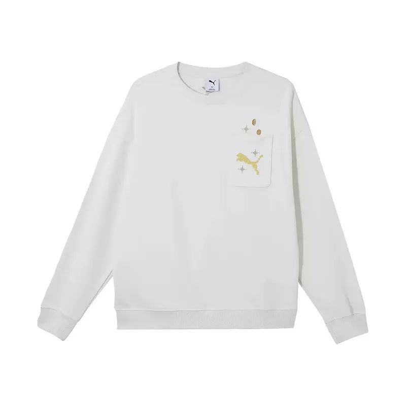 PUMA Crew TR GAME On Sweatshirt Men's White