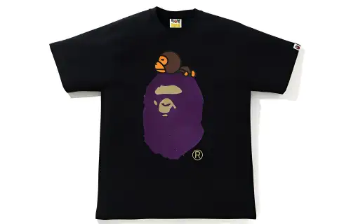 Bape Glitter Milo On Big Ape Tee
