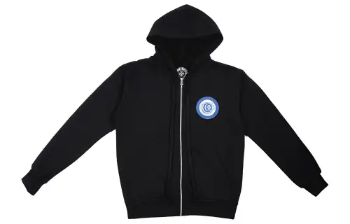 Chrome Hearts Sweatshirts Unisex Black Hooded Thin Regular