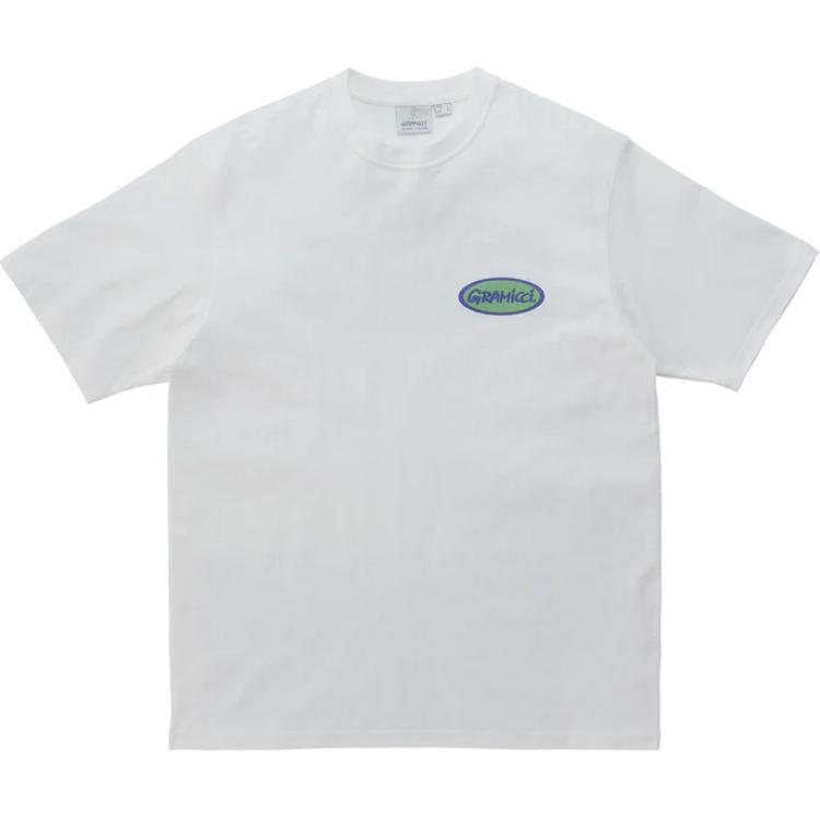 Мужская футболка Gramicci Logo Tee (белая)
