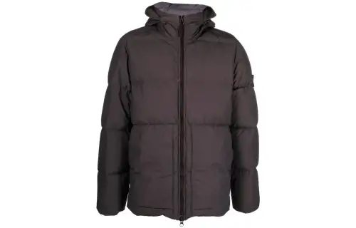 STONE ISLAND FW22 Down Jacket Unisex Dark Brown