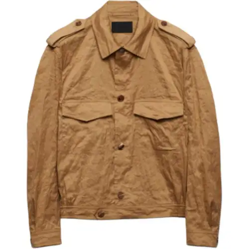PRADA SS24 Jackets & Coats Men's Khaki
