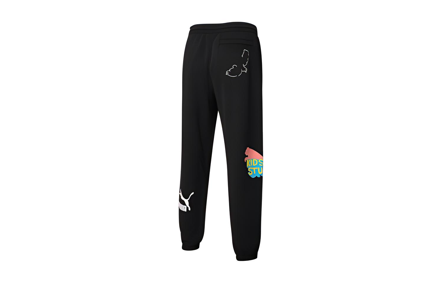 Мужские штаны PUMA X KS SWEATPANTS (черные) — фото 2