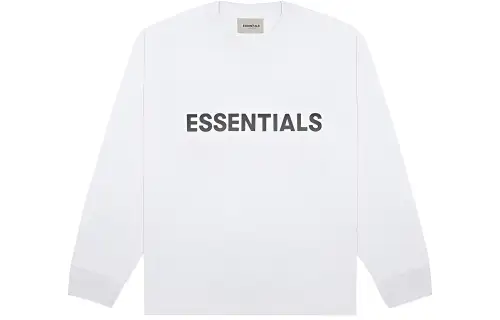 Fear Of God Essentials SS20 T Shirts Unisex White Crew Neck Moderate Straight Fit