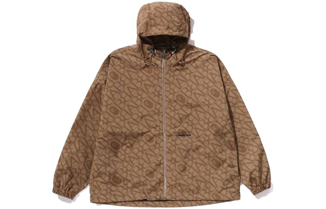 Мужская куртка A BATHING APE Sport Monogram Lightweight Hoodie Jacket (черная)
