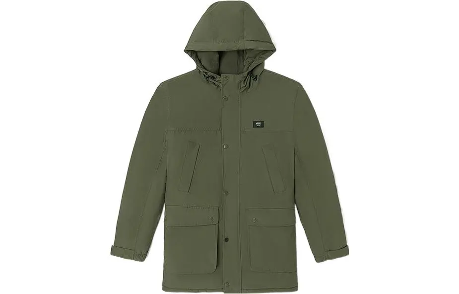 Vans Puffer Jacket Men's Army Green