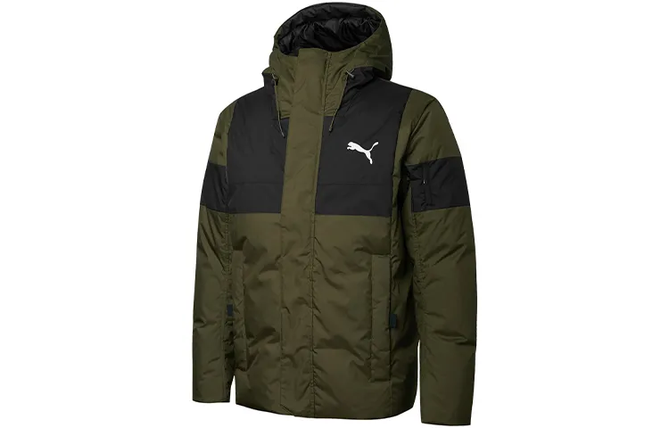 PUMA Down Jacket Winter Men's Dark Olive