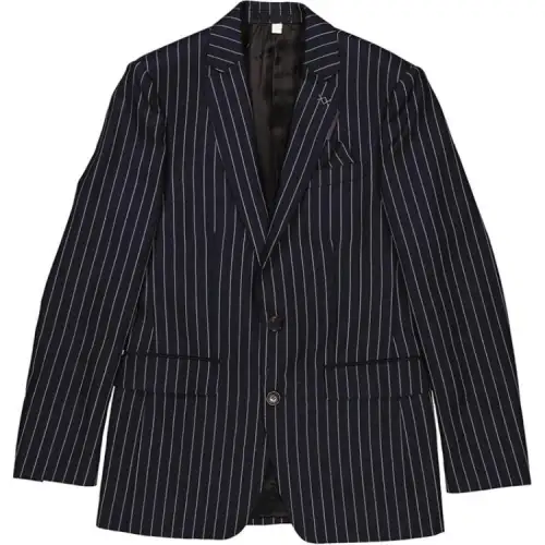 Burberry Business Suit Coat Men's Dark Marine Blue