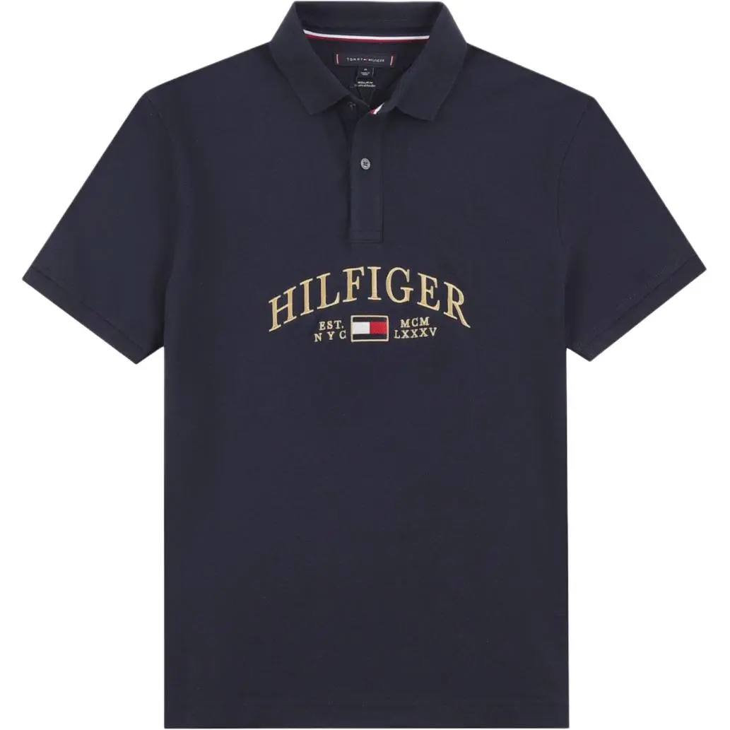 Tommy Hilfiger Polo Shirt Men's Navy Blue