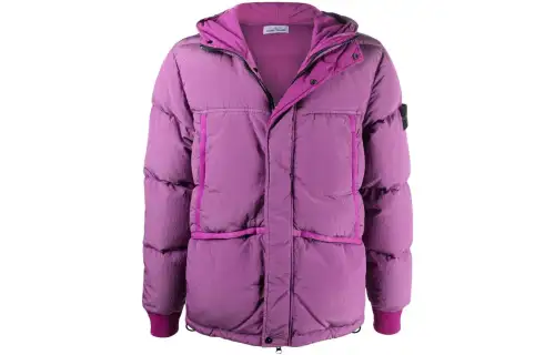 Stone Island hooded down jacket