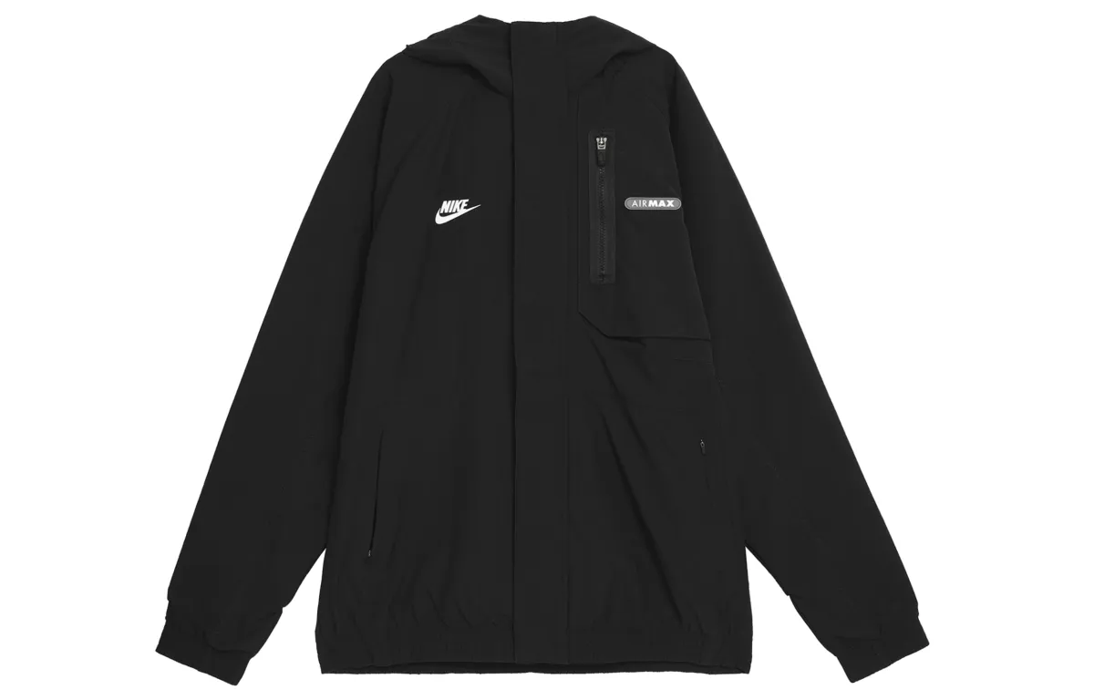 Nike Jackets Men's Black Hooded Moderate Other
