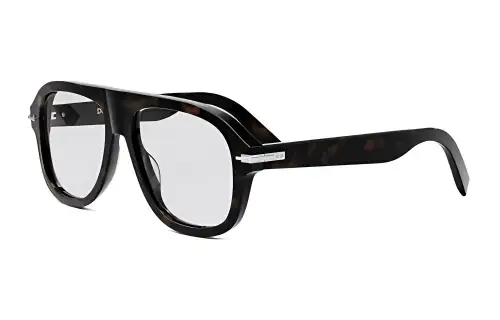 DIOR Acetate Irregular Shape Eyeglass Frames Unisex Black