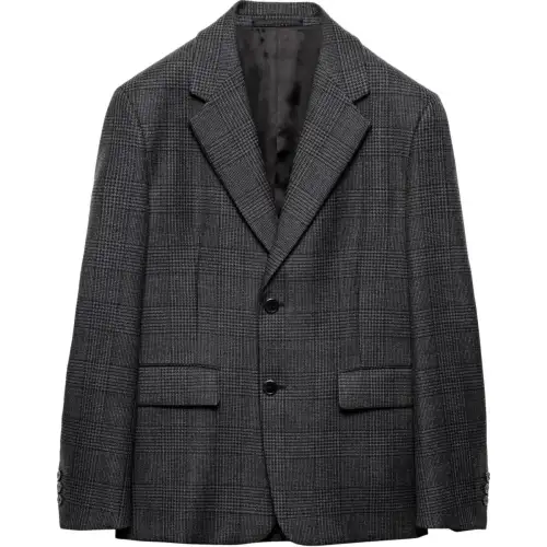 PRADA SS24 Business Suit Coat Men's Gray