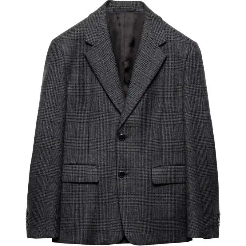 PRADA SS24 Business Suit Coat Men's Gray