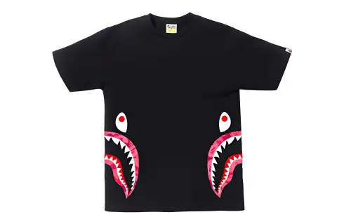 Bape Fire Camo Side Shark Tee