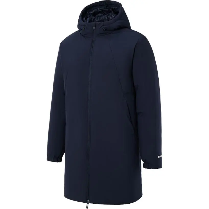 Adidas Down Jackets Men's Blue Hooded Moderate Other