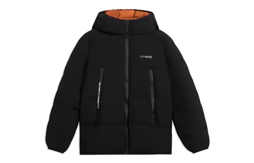 Li Ning Down Jacket Winter Men's Black