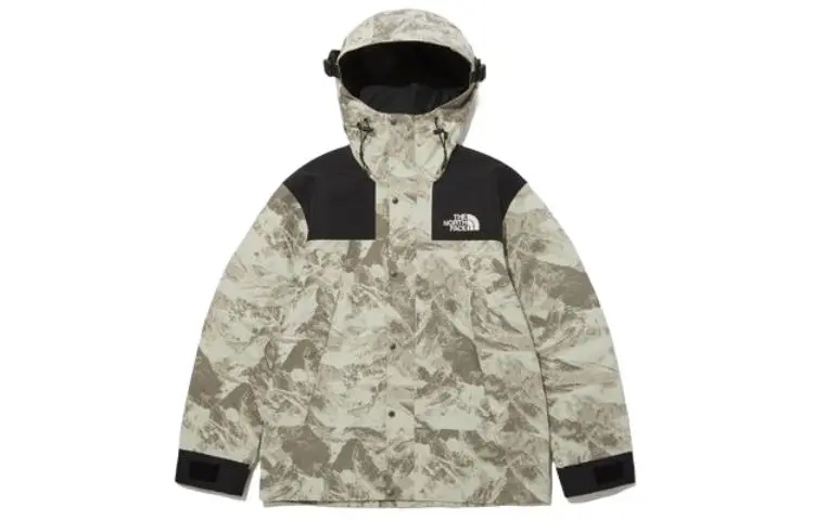 THE NORTH FACE Waterproof And Windproof Windbreaker Jacket Unisex Umber