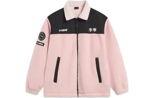 Li Ning Sports Life Collection Jacket Unisex Light Blush Pink