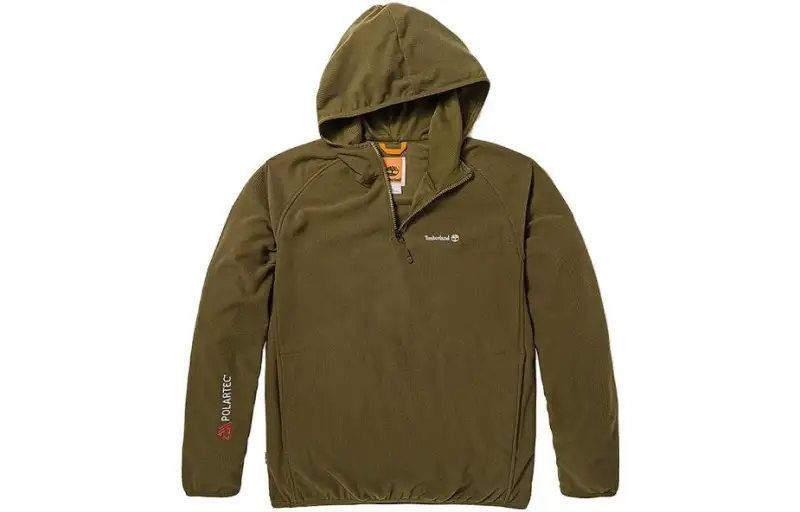 Timberland Fleece Clothing Men's Dark Olive Green