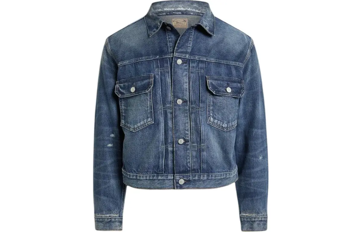 Polo Ralph Lauren SS24 Denim Jacket Loose Fit Men's Indigo