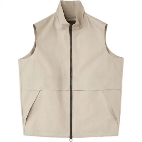 Loro Piana SS24 Vest Men's Linen Beige
