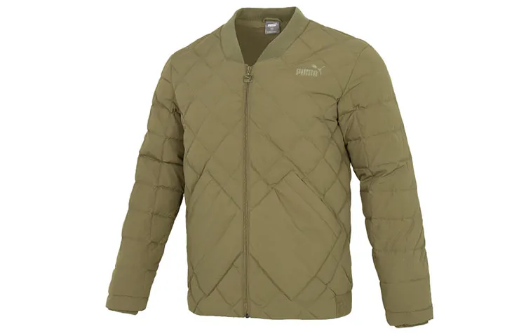 PUMA Winterized Down Jackets Men's Army Green Lightweight Other