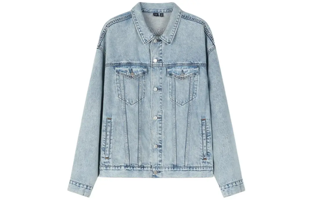 GAP Denim Jacket Unisex Light Blue