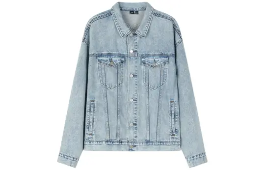 GAP Denim Jacket Unisex Light Blue