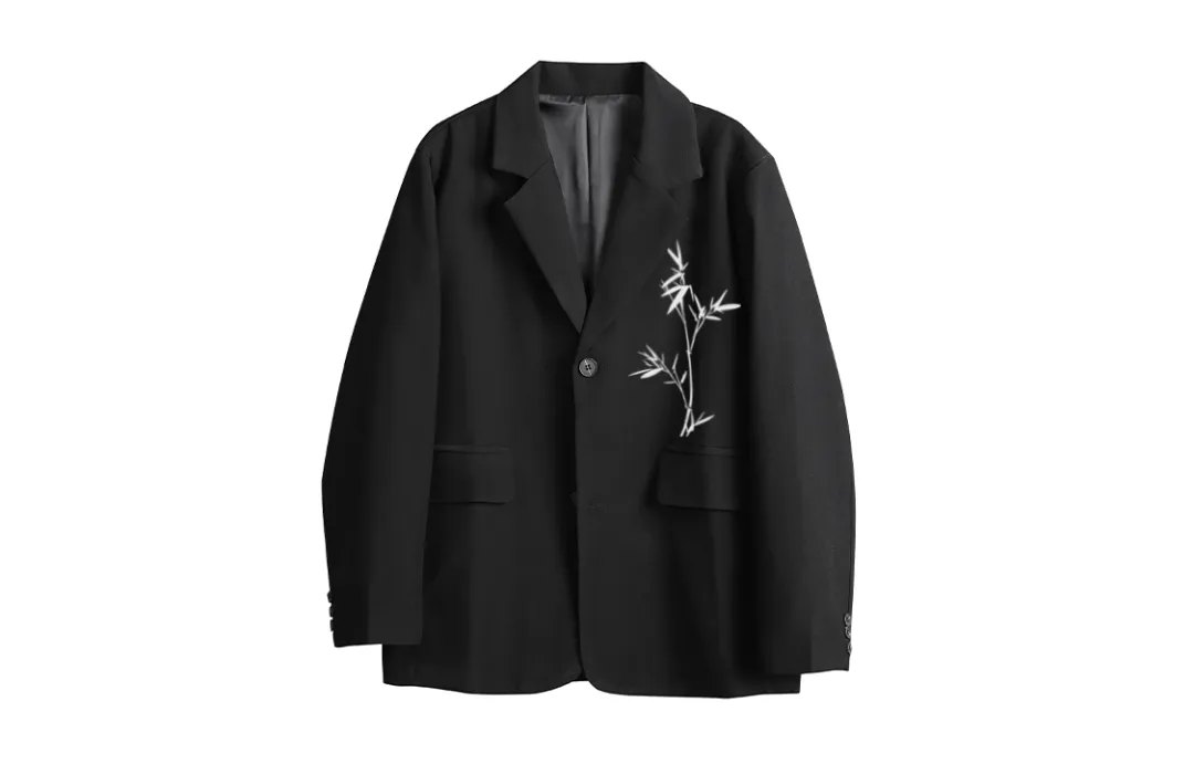 GSUE Business Suit Coat Unisex Black