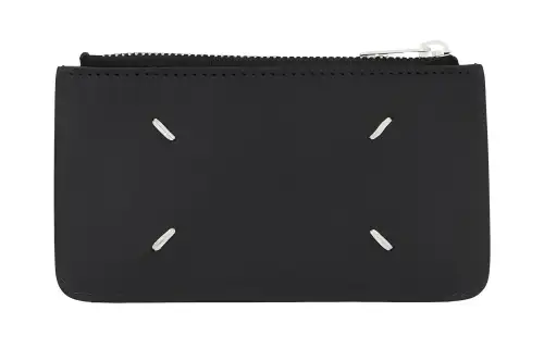 Maison Margiela Cow Leather Card Holder Men's Black